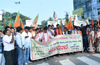BJP Yuva Morcha staged protest over RSS activist murder at Bengaluru